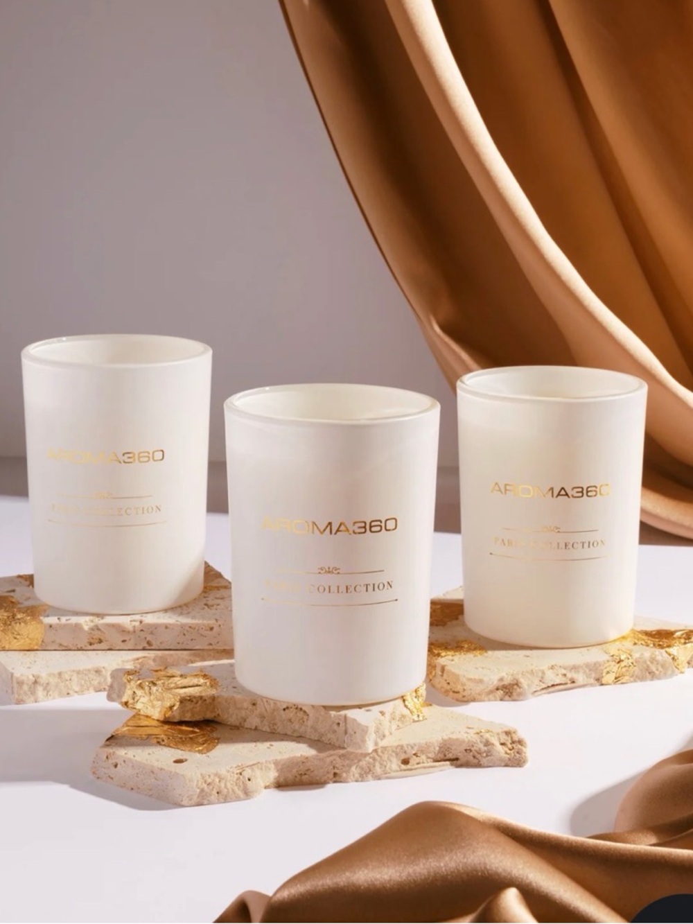 ✨AMAZING Deal✨ TRY❣️AROMA360 Paris Collection Candle Trio - NIB No- Subscription